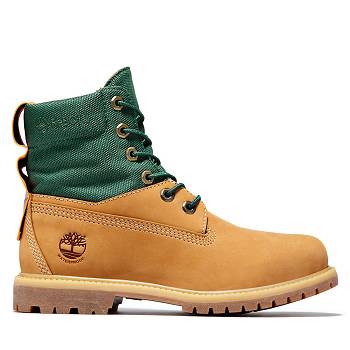 Timberland Női ReBOTL Mixed-Media 6 Inch Bakancs Teve / Zöld